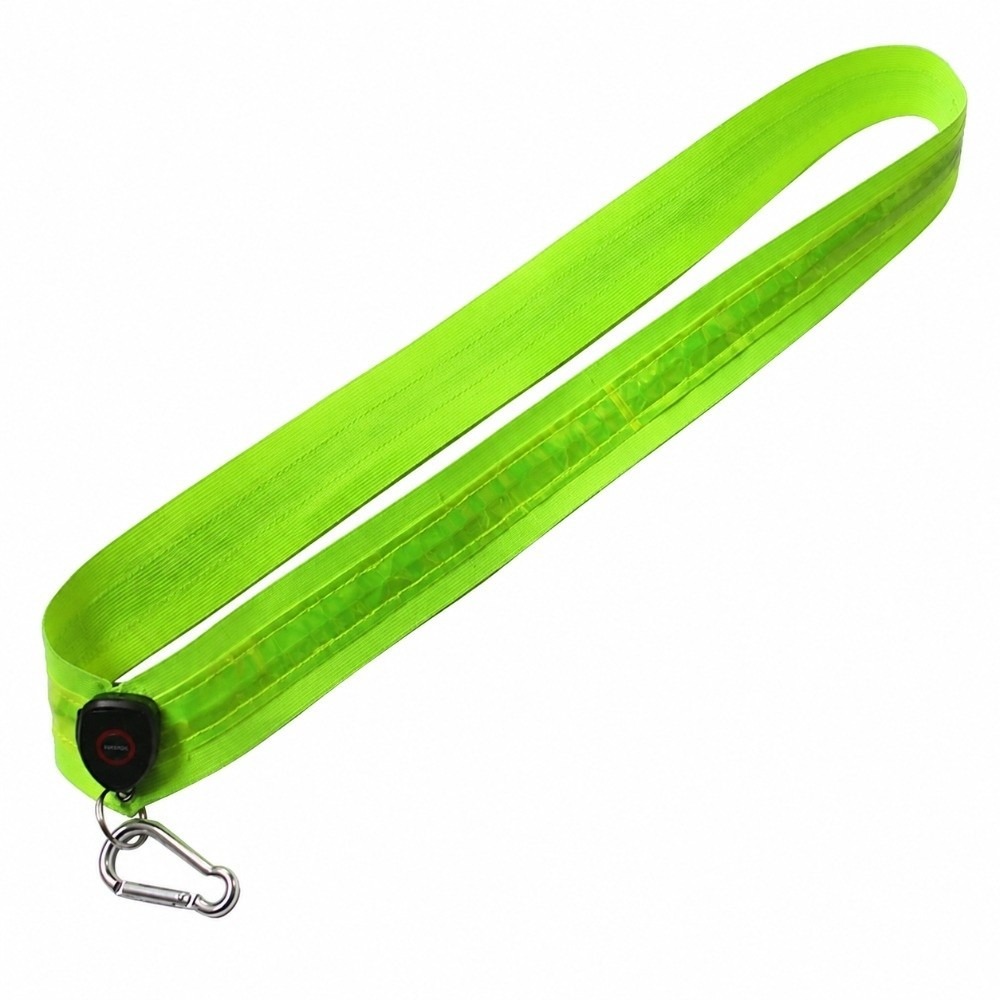Running Visibility Gear - เข็มขัดสะท้อนแสงสำหรับวิ่ง ชาร์จด้วย USB มองเห็นได้ชัดเจน ปรับได้ อุปกรณ์สะท้อนแสงสำหรับปั่นจักรยาน