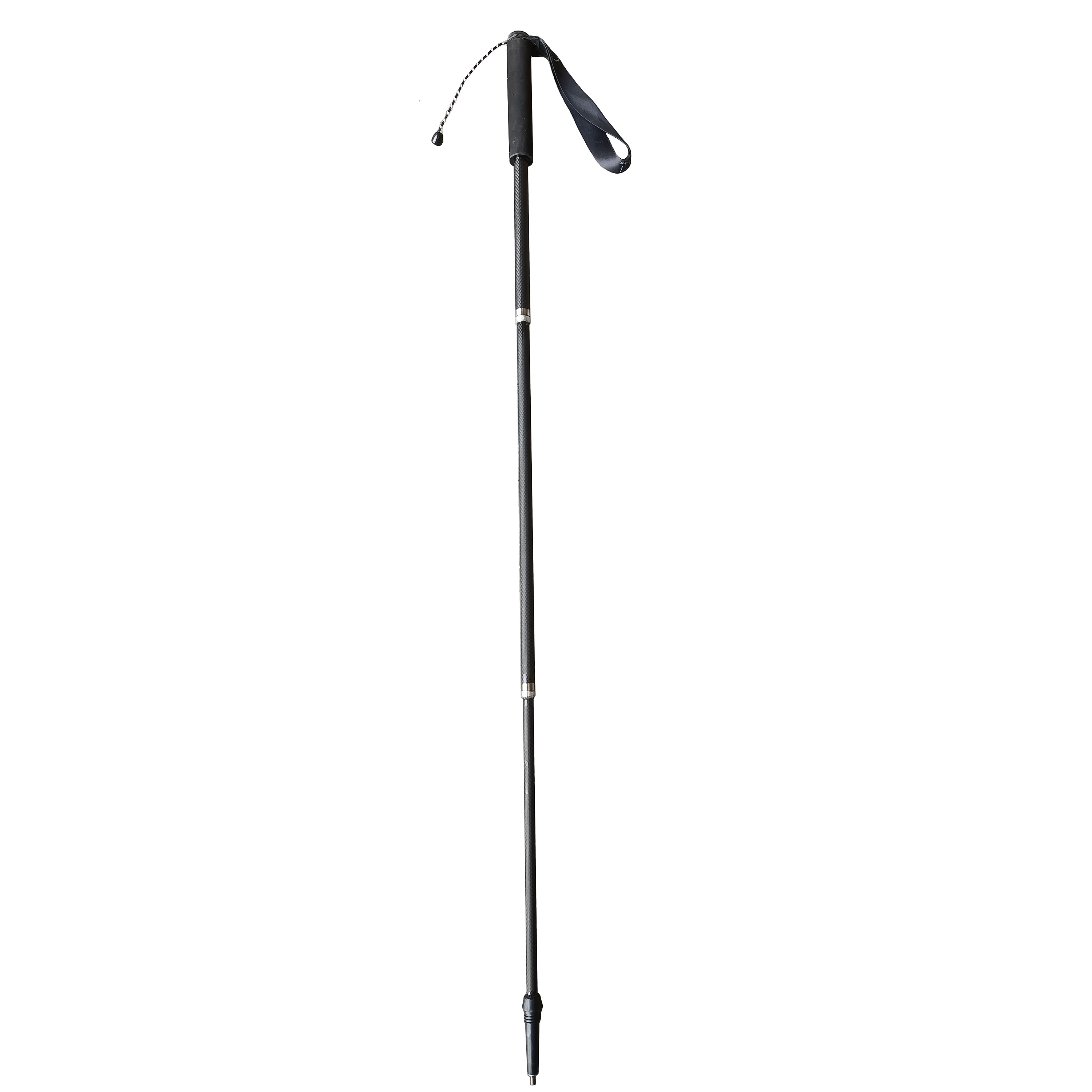 Trekking Pole Carbon - เสาเดินป่าคาร์บอนไฟเบอร์ไทเทเนียมที่ไม่ติดไฟเชือกดึงเสาล็อคไม้เท้าเดินป่าเดินเขาวิ่งตามเส้นทาง120กรัม