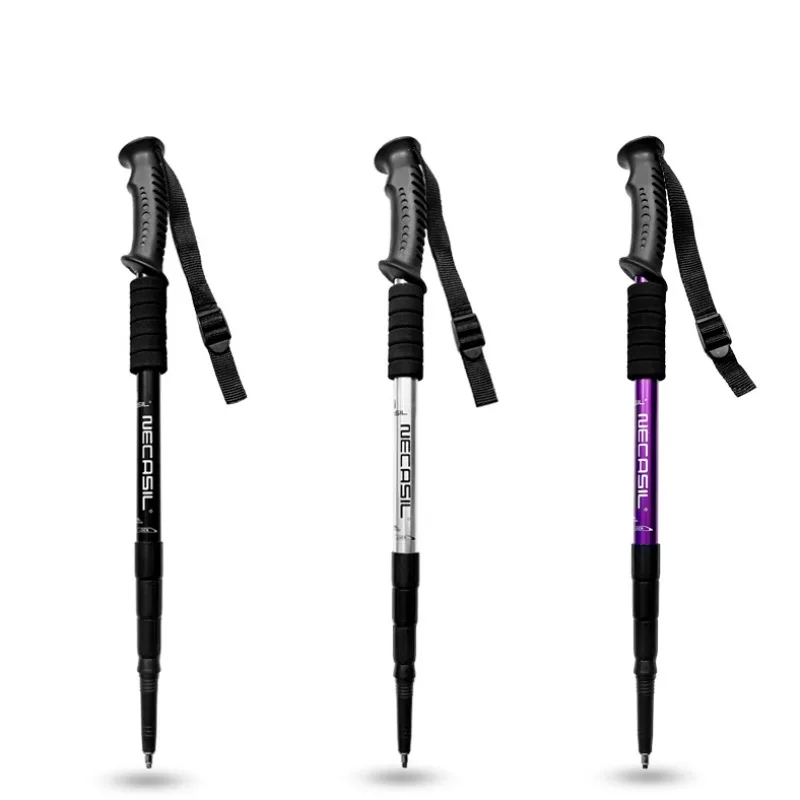 Trekking Pole Carbon - เดิน Trekking Poles Anti Shock ปรับ