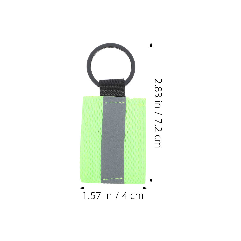 ป้ายห้อยพวงกุญแจสะท้อนแสงสองด้ - Running Visibility Gear บทวิจารณ์และราคา