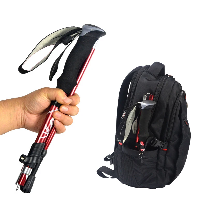 5 ส่วนพับกลางแจ้ง Trekking Pol - Trekking Pole Carbon บทวิจารณ์และราคา