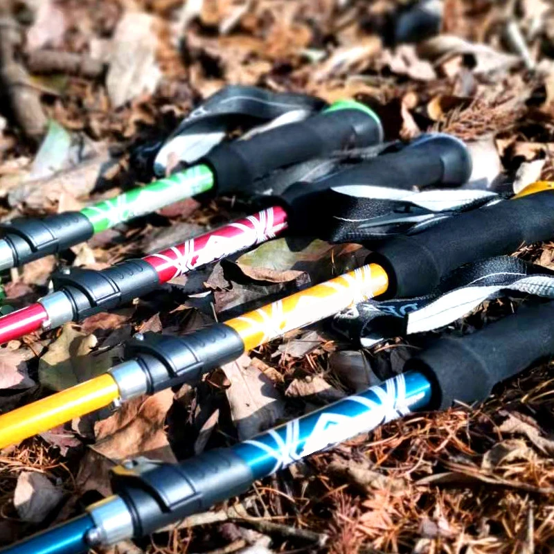 5 ส่วนพับกลางแจ้ง Trekking Pol - Trekking Pole Carbon บทวิจารณ์และราคา