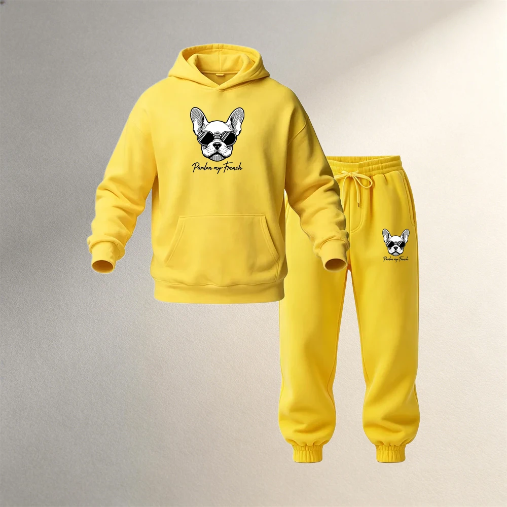 ชุดเสื้อฮู้ดสำหรับผู้ชาย 2 ชิ้ - Joggers Pants บทวิจารณ์และราคา