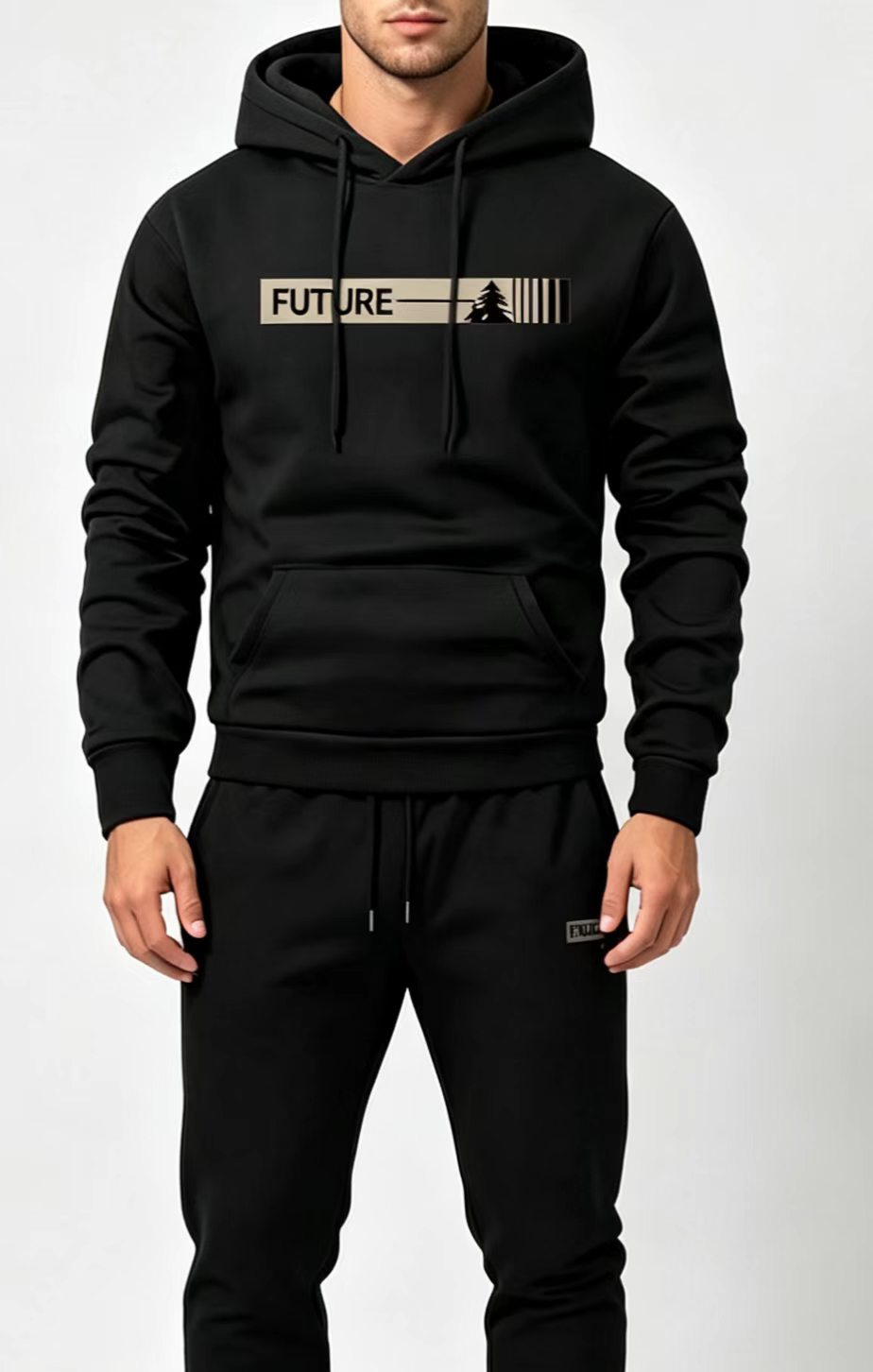 ชุดวอร์มผู้ชาย 2 ชิ้น เสื้อฮู้ - Joggers Pants บทวิจารณ์และราคา