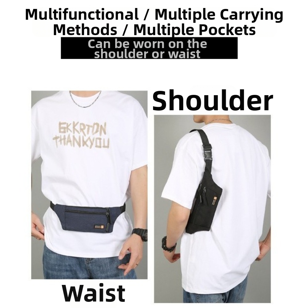 กระเป๋าคาดเอวผู้ชายผ้าอ็อกซ์ฟอ - Running Belt บทวิจารณ์และราคา