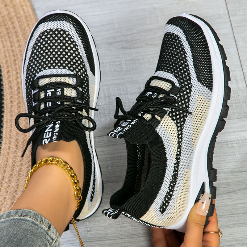 รองเท้าผู้หญิงแฟชั่นลำลองรองเท - Running Shoes Women บทวิจารณ์และราคา