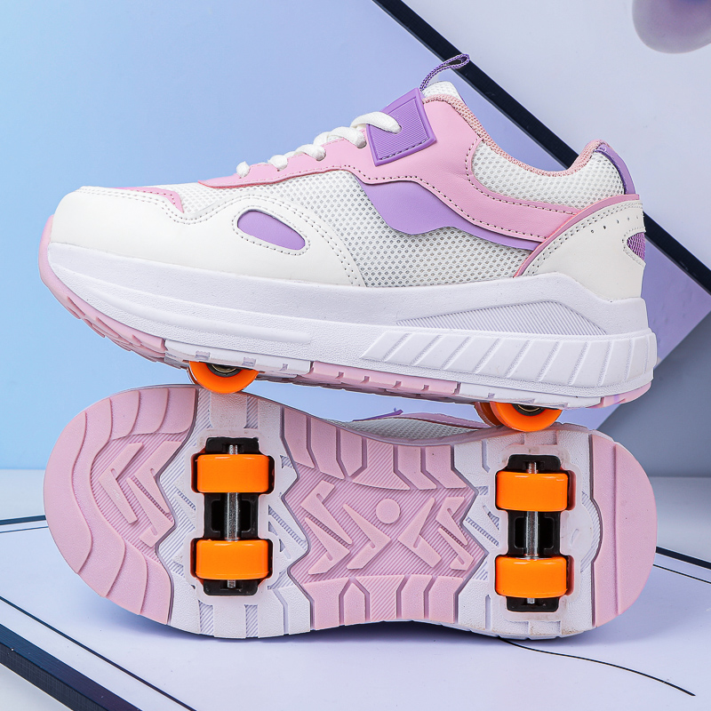 รองเท้าสเก็ตสำหรับเด็ก 4 ล้อ ร - Running Shoes Women บทวิจารณ์และราคา