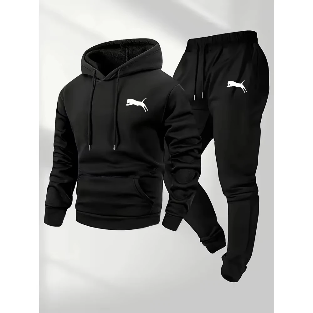 ชุดเสื้อฮู้ดและกางเกงขายาวสำหร - Joggers Pants บทวิจารณ์และราคา