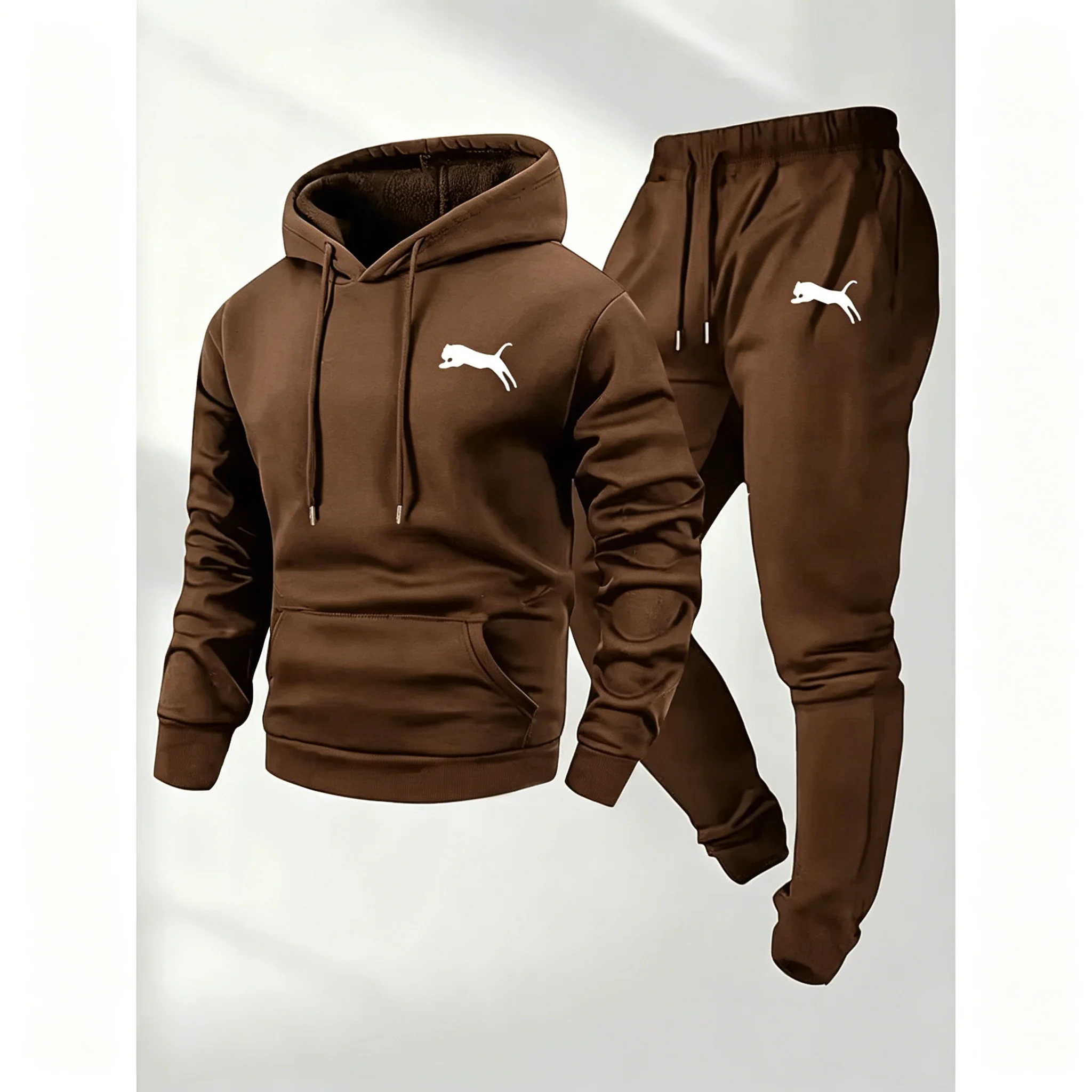 ชุดเสื้อฮู้ดและกางเกงขายาวสำหร - Joggers Pants บทวิจารณ์และราคา