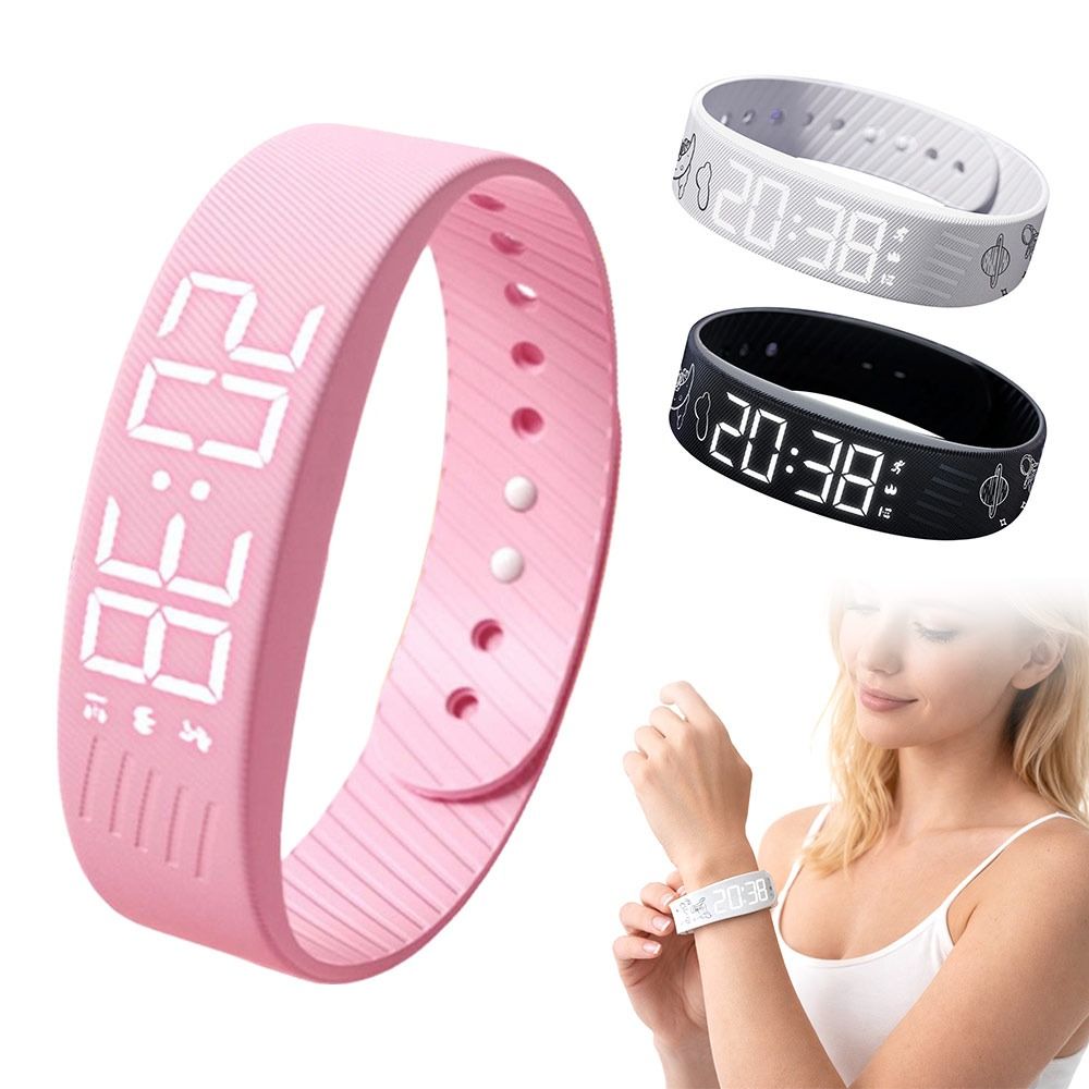 นาฬิกาปลุกดิจิทัล LED แบบปรับไ - Running Watch บทวิจารณ์และราคา