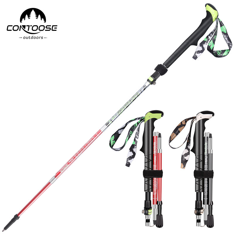 ไม้เท้าคาร์บอนไฟเบอร์แบบพับได้ - Trekking Pole Carbon บทวิจารณ์และราคา