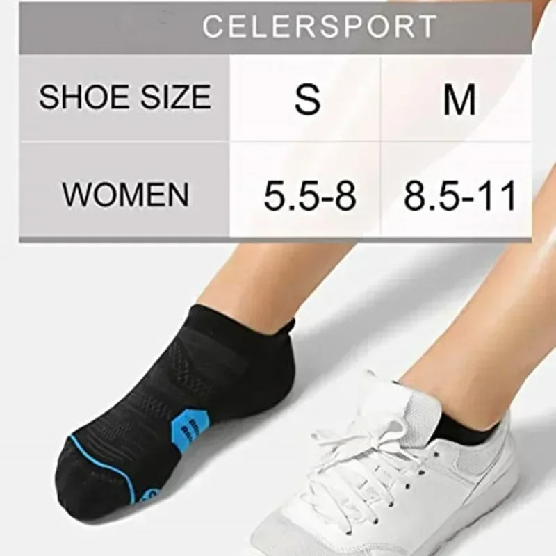ถุงเท้ากีฬาแบบรัดกล้ามเนื้อสำห - Sports Socks บทวิจารณ์และราคา