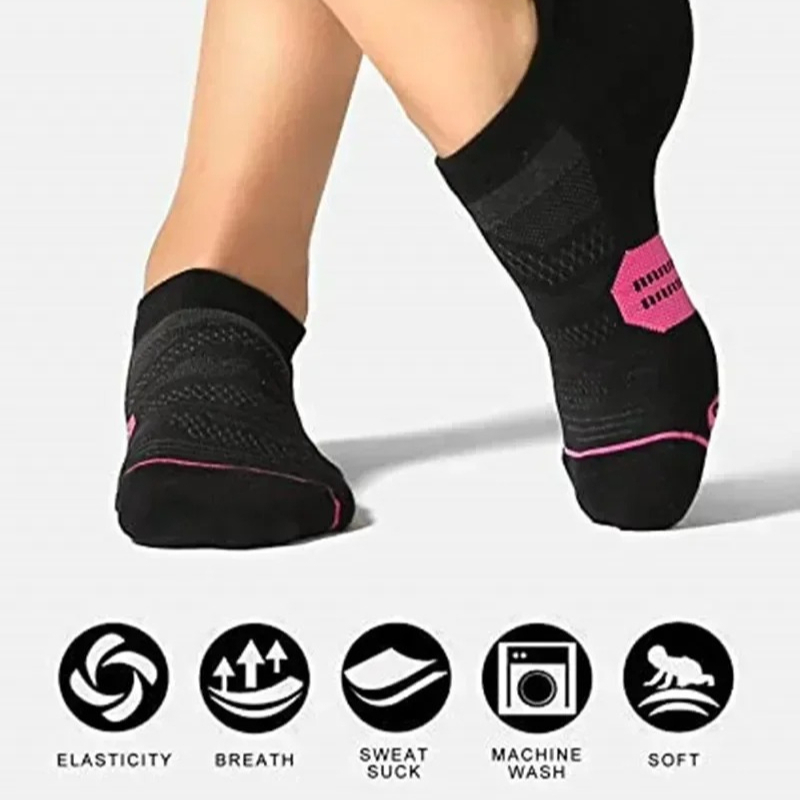 ถุงเท้ากีฬาแบบรัดกล้ามเนื้อสำห - Sports Socks บทวิจารณ์และราคา