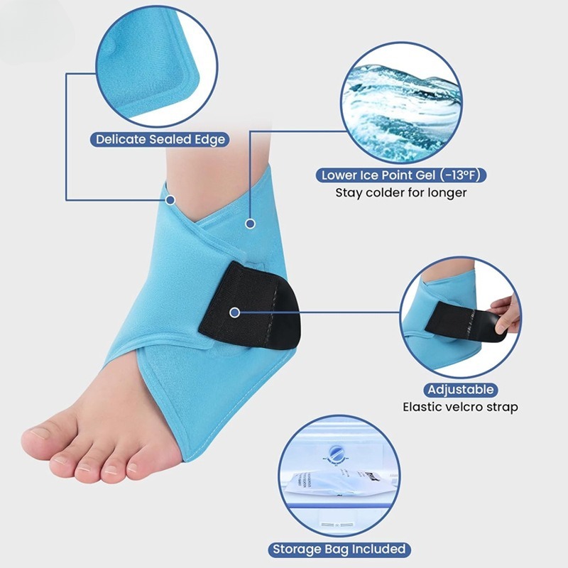 แผ่นเจลประคบร้อนเย็นสำหรับข้อเ - Ankle Brace บทวิจารณ์และราคา