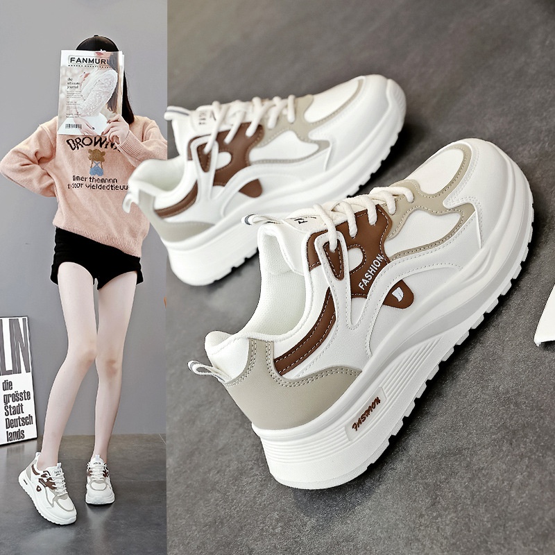 ผู้หญิงฤดูใบไม้ผลิแฟชั่นใหม่รอ - Running Shoes Women บทวิจารณ์และราคา